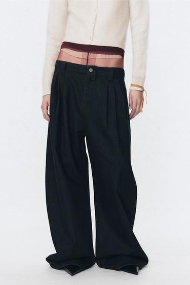 JEAN À PINCES WIDE LEG SOSHIOTSUKI X ZARA - Bleu de Zara - Image 2