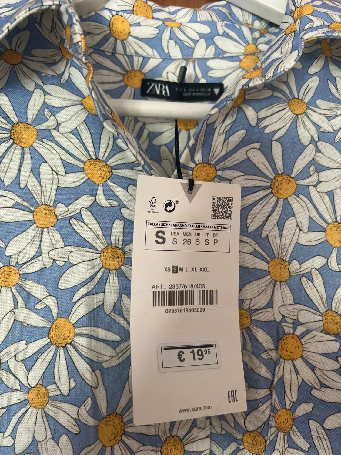 PRINTED LINEN BLEND SHIRT - Image 2