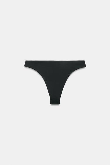 BAS DE BIKINI PIÈCES MÉTALLIQUES - Noir de Zara - Image 2