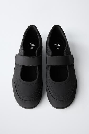 MULTI-PIECE SPORTY BALLET FLATS - Black by Zara - Image 4