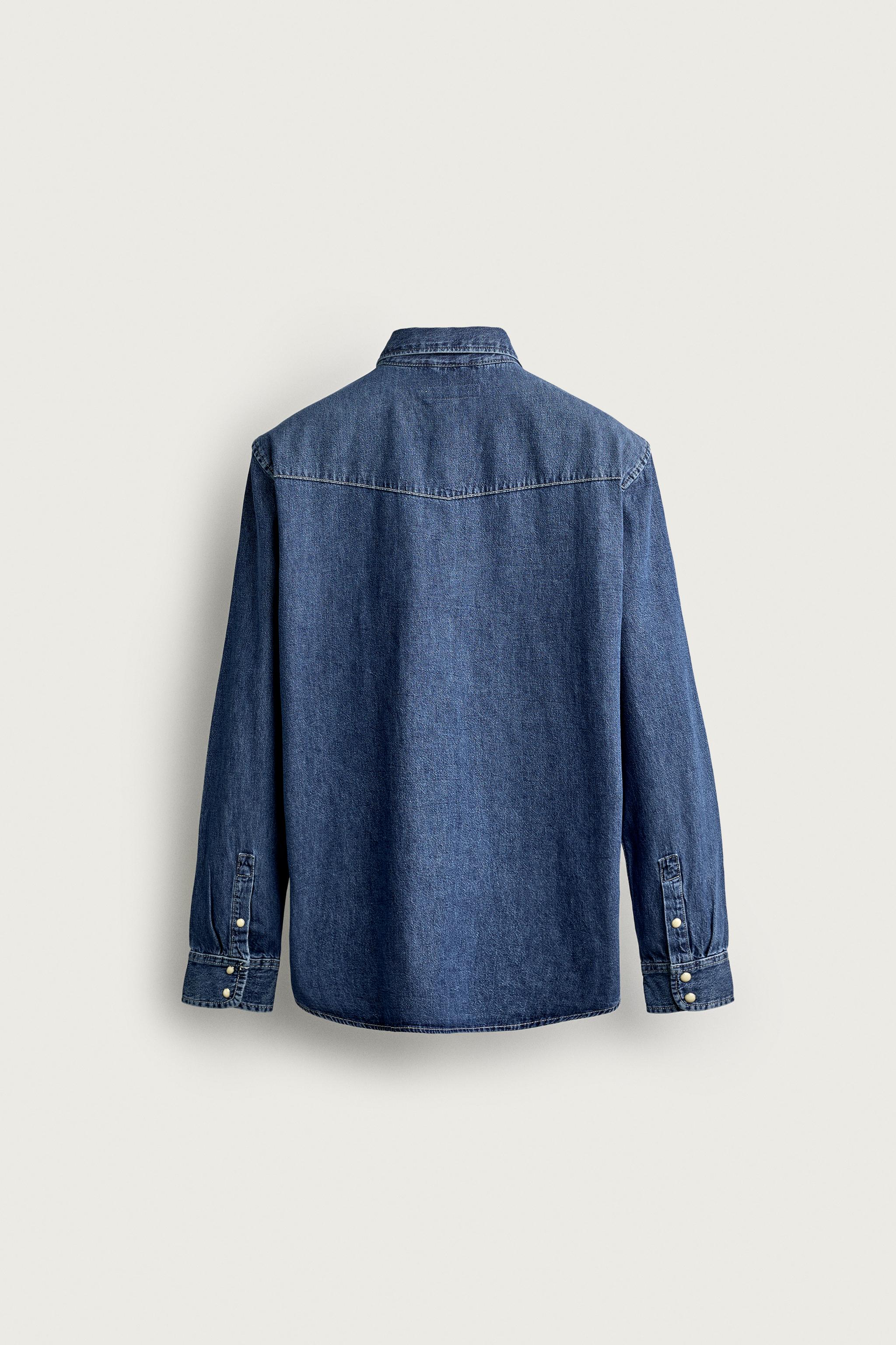 CHEMISE WESTERN DENIM REGULAR FIT