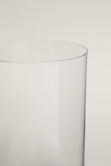VERRE À BOISSON GAZEUSE DROIT CRISTALLIN - Transparent de Zara - Image 2