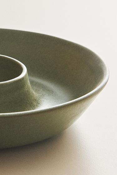 TERRACOTTA DIPPING BOWL - GREENISH by Zara - Image 4