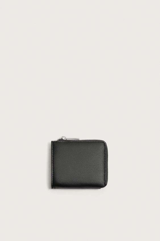 TARJETERO LISO - Negro de Zara - Imagen 0