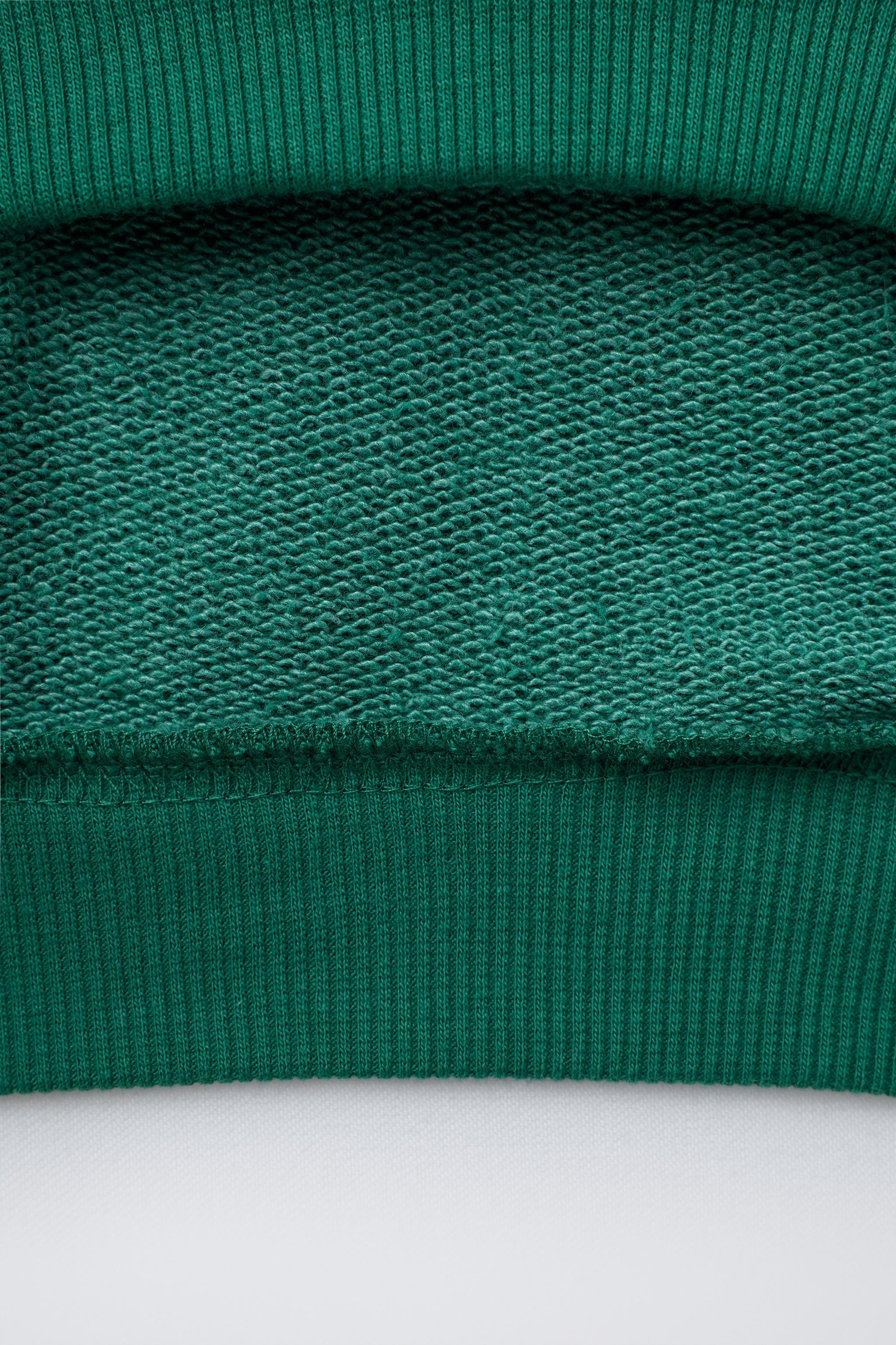 EMBROIDERED TEXT SWEATSHIRT