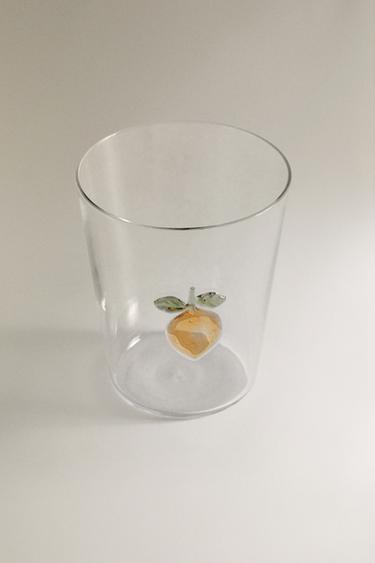 BOROSILICATE FRUIT TUMBLER - Yellow by Zara - Image 1