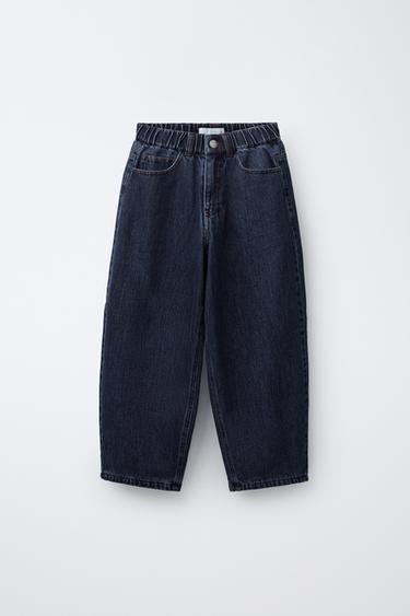 balloon JEANS WITH FLEECE LINING - Blue by Zara