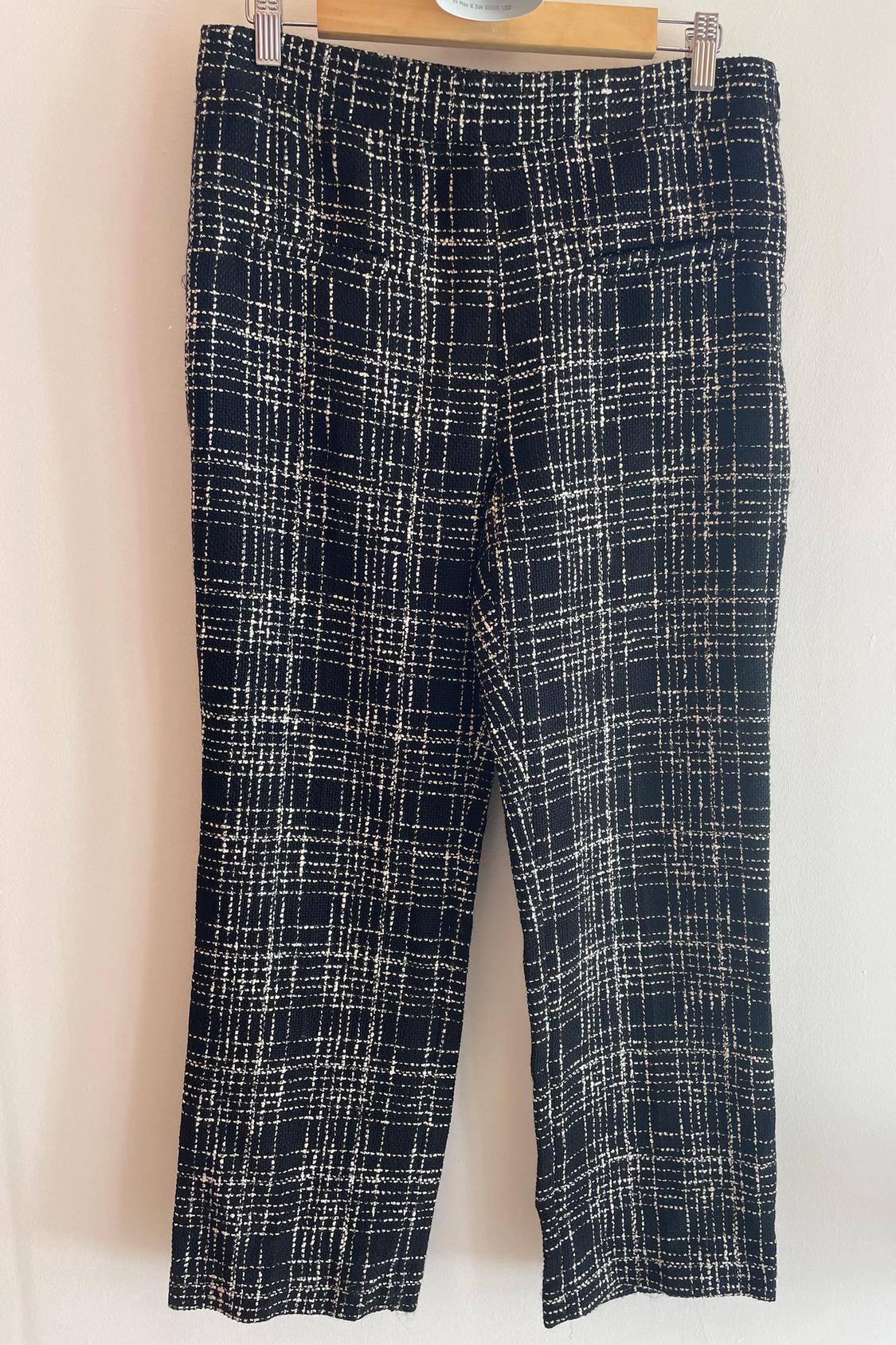 TEXTURED CHECKED TROUSERS - Image 3