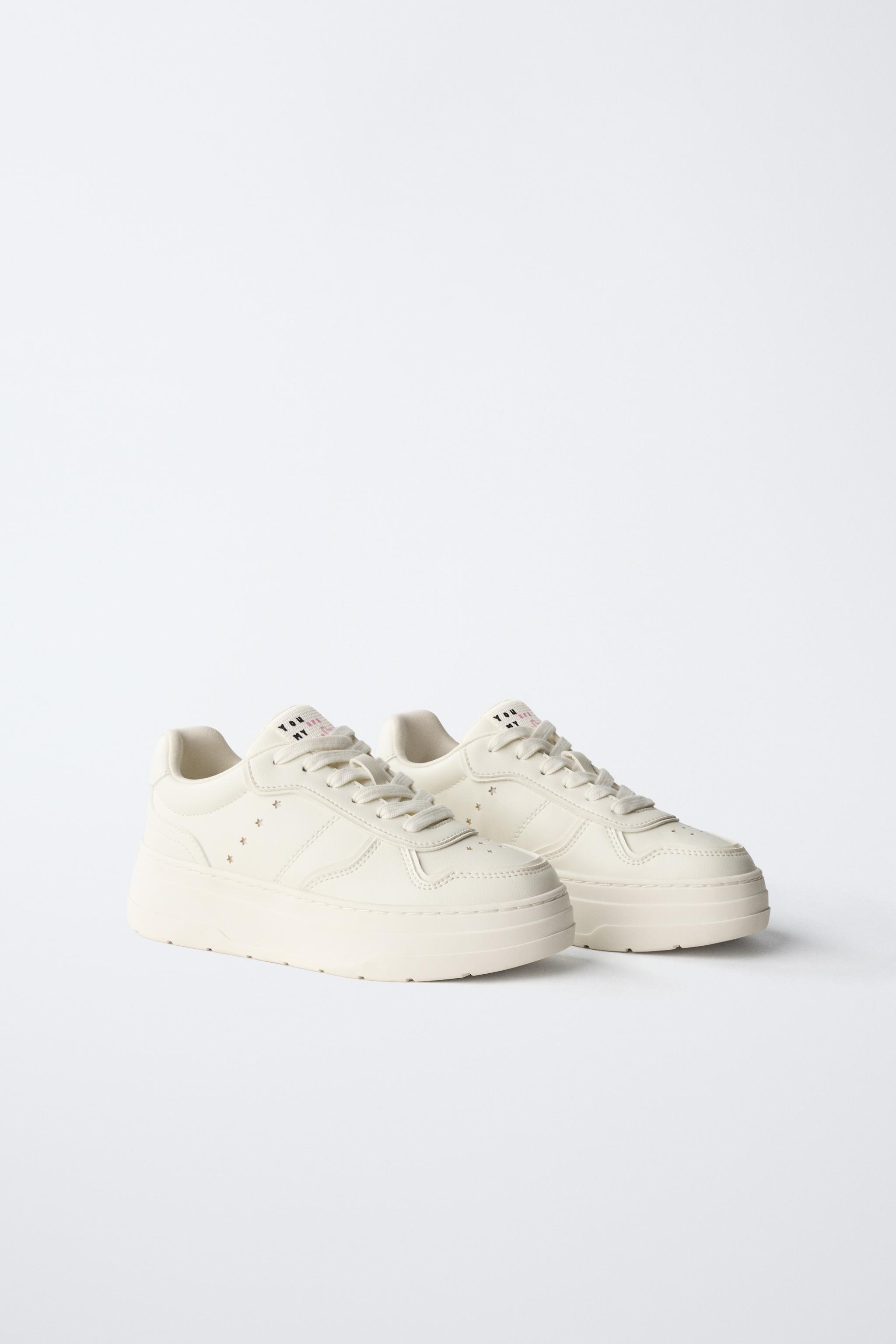 プラットフォームスニーカー - ホワイト | ZARA Japan / 日本