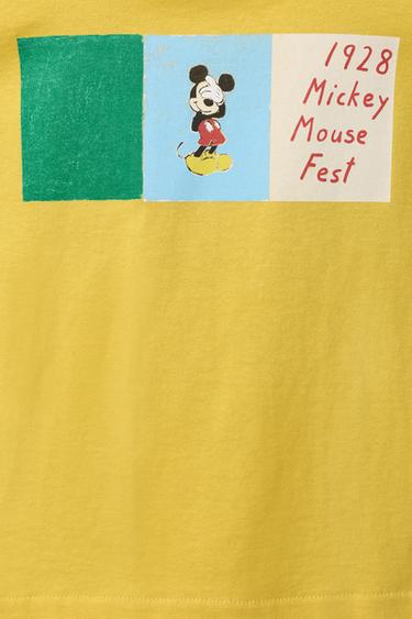 MICKEY MOUSE © DISNEY T-SHIRT - Yellow by Zara - Image 3