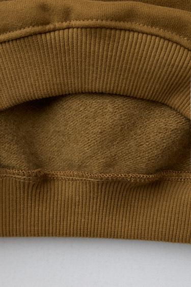 SWEAT-SHIRT UNI À COL CHEMINÉE - Or de Zara - Image 3