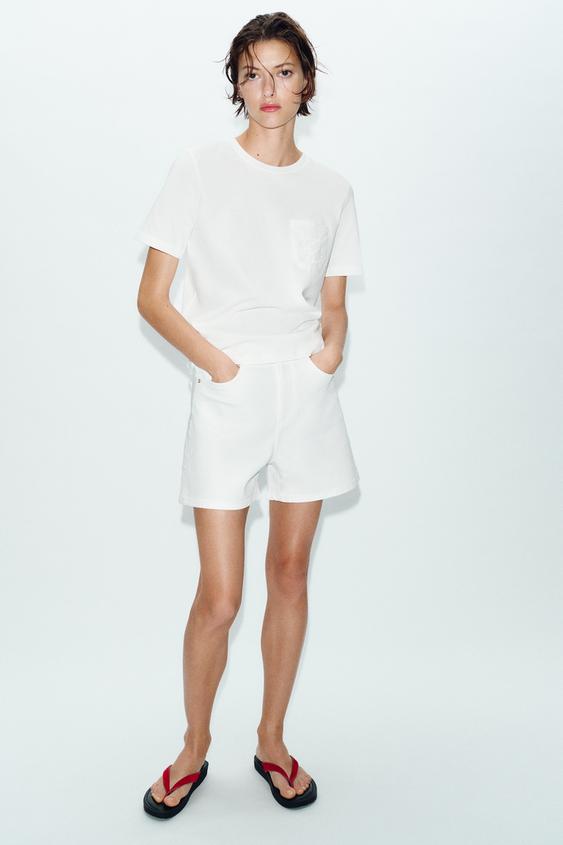 EMBROIDERED POCKET T-SHIRT from Zara - $35.90