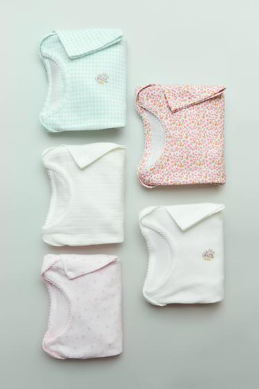 5ER-PACK PATCHWORK-BODYS - Bunt von Zara