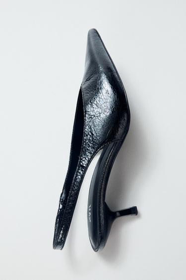 ZAPATO DESTALONADO TACÓN - Negro de Zara