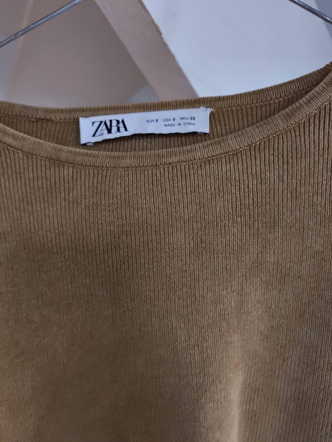 ACID WASH KNIT CROP TOP - Image 2