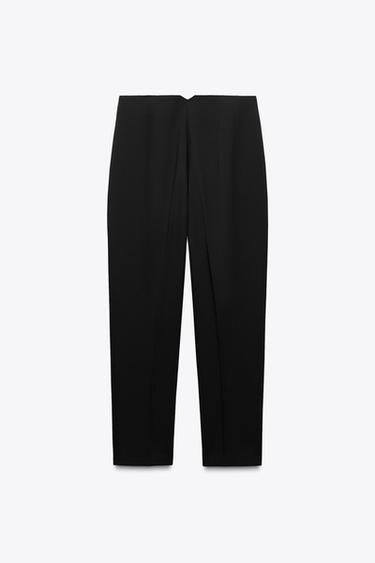 HIGH-WAIST TROUSERS - Black by Zara - Image 6