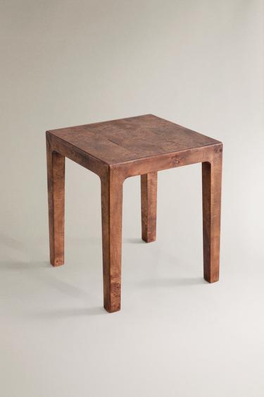 TABLE D’APPOINT BOIS FONCÉ - Marron de Zara - Image 1