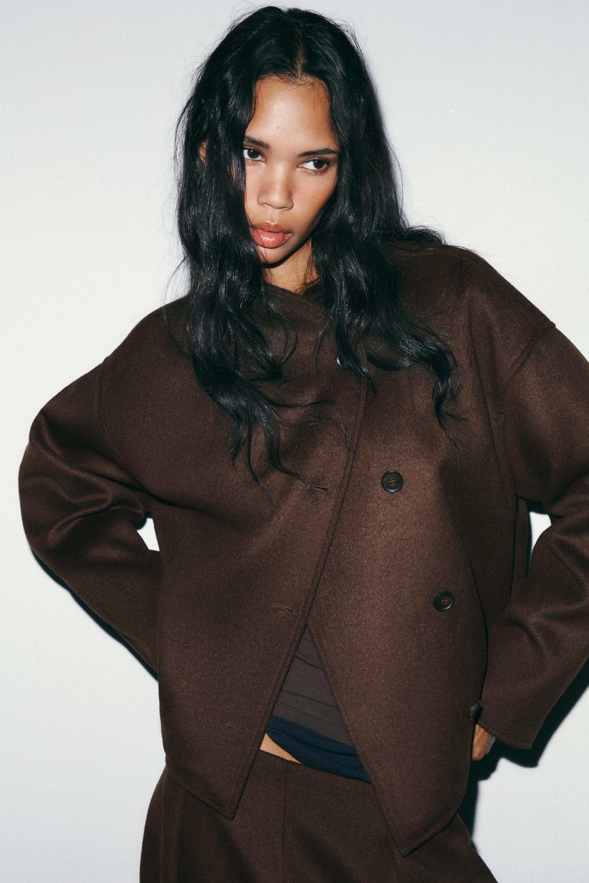 VESTE SOUPLE CROISÉE