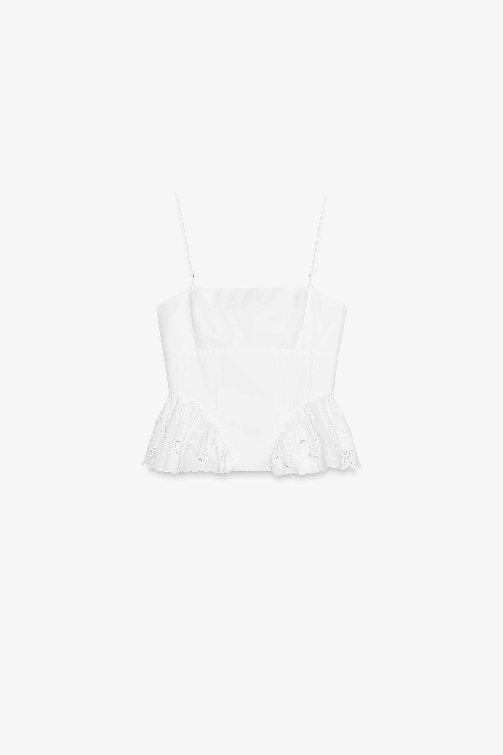 HALTER MIXED TOP - White | ZARA United Kingdom
