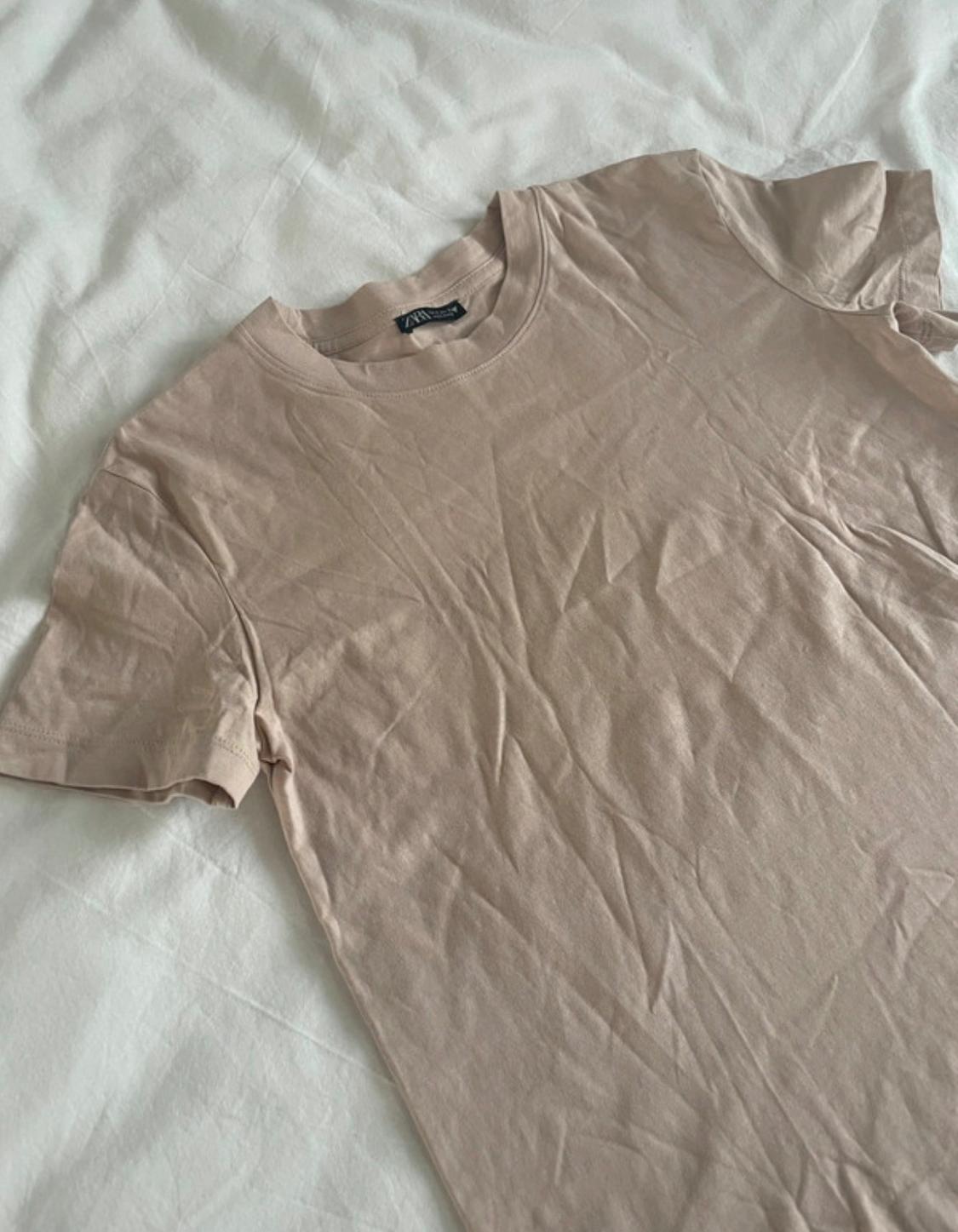CAMISETA BÁSICA DE MANGA CORTA ROSA PALO - Image 2