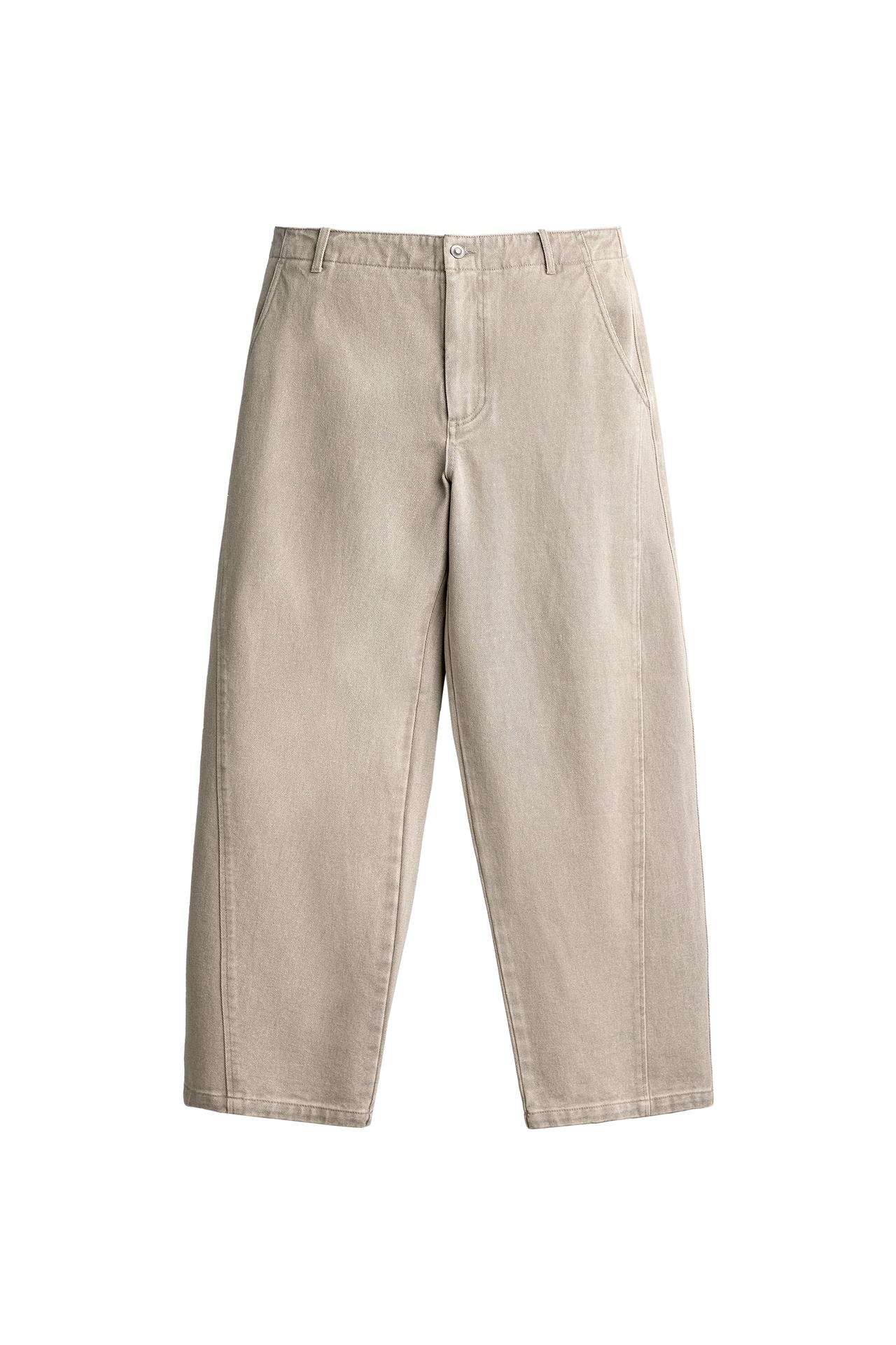 БРЮКИ RELAXED FIT СО СМЕЩЕННЫМИ ШВАМИ