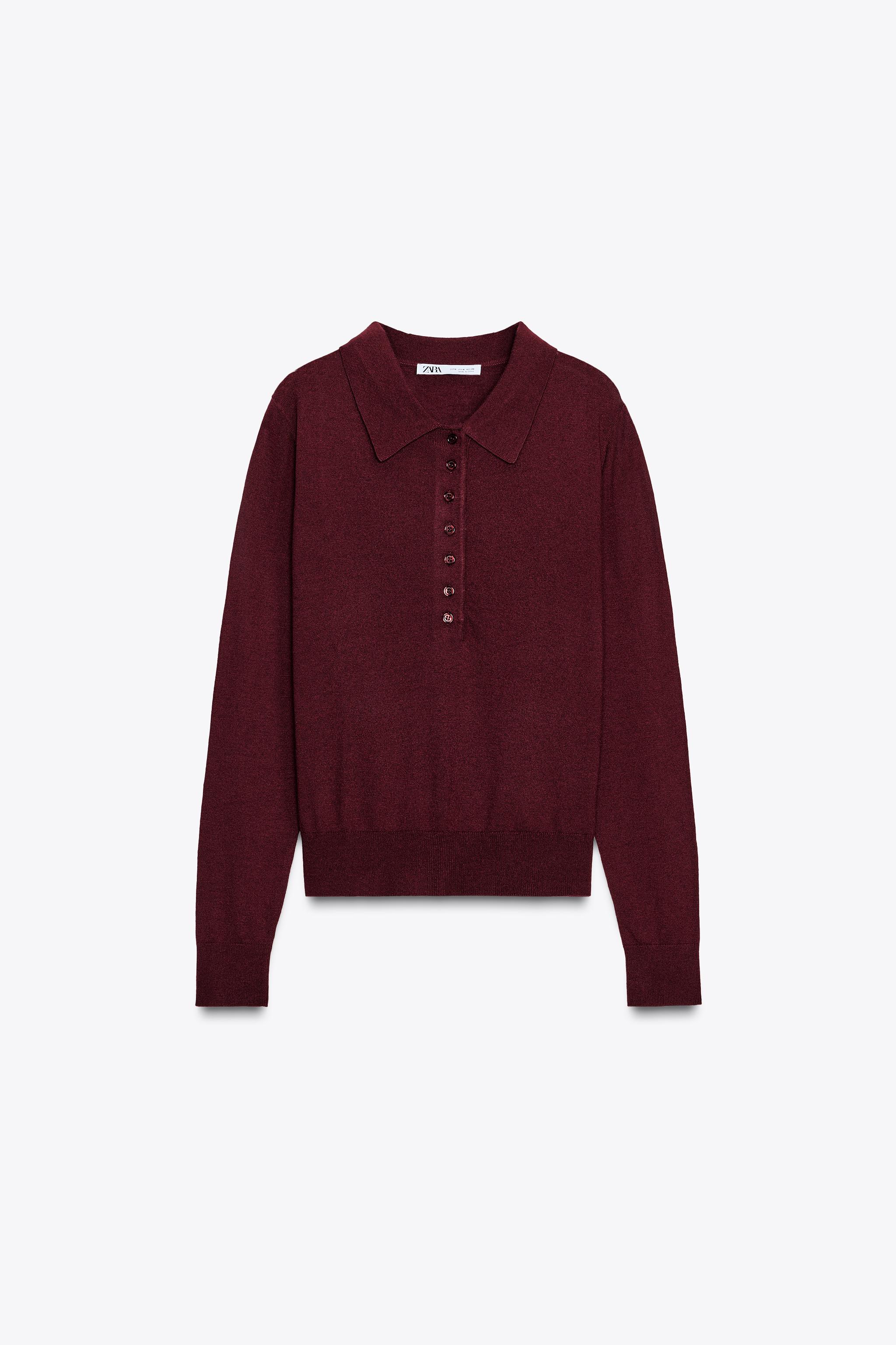トップス T/C BASIC KNIT SHIRT CARDIGAN M Cotton Cropped Knit Boxy Cardigan | Karen Millen