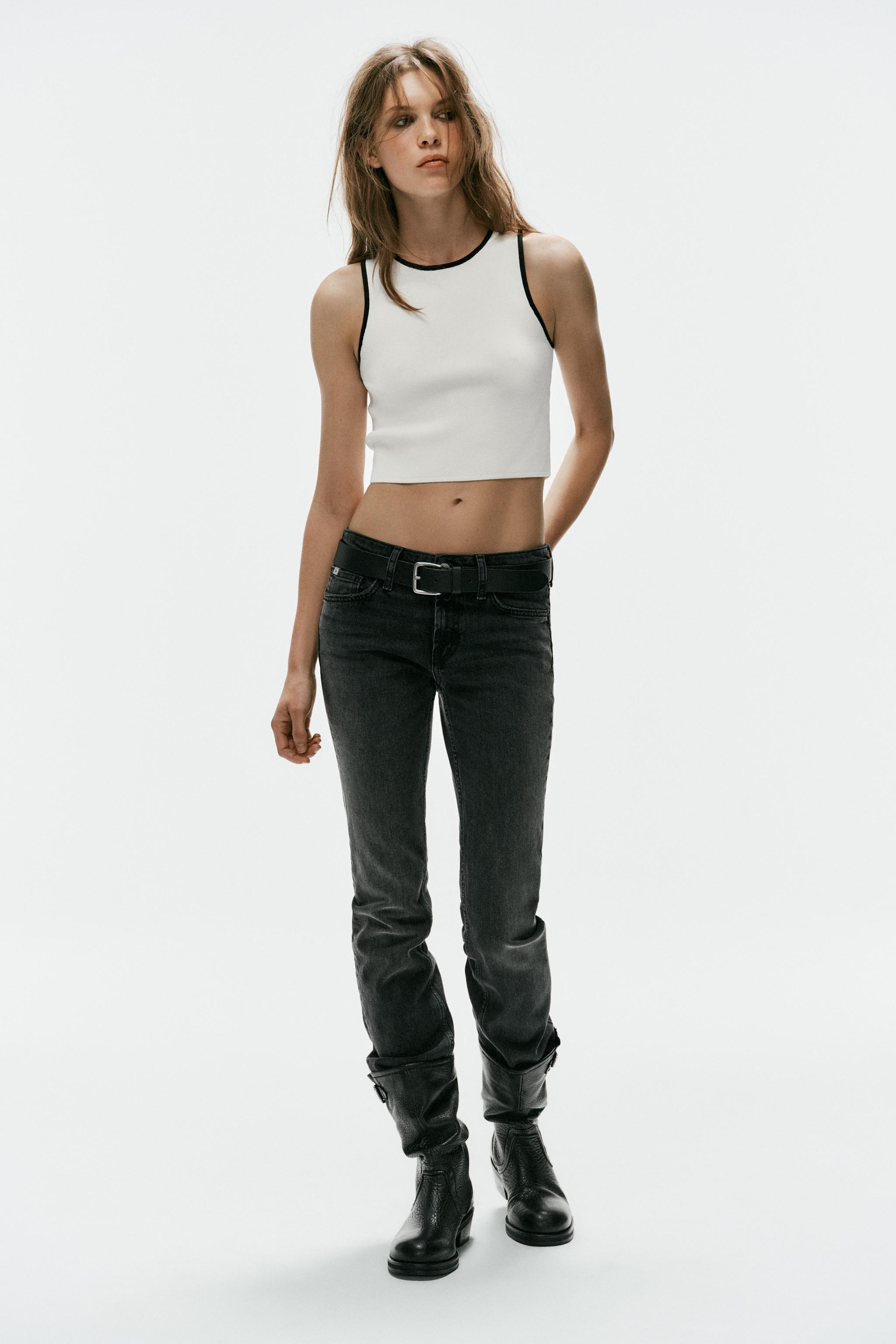 CONTRAST TRIM KNIT TOP