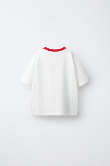 T-SHIRT IMPRIMÉ LOGO CASA LAWA X ZARA KIDS - Blanc de Zara - Image 1