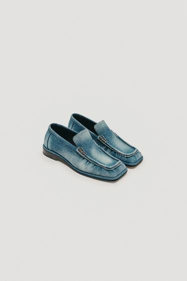 MOCASÍN DENIM LIMITED EDITION - Azul Vaquero de Zara