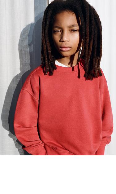 Sweat à Capuche Zara Garçon - Noir - Imprimé Graphique - Taille 11-12 Ans