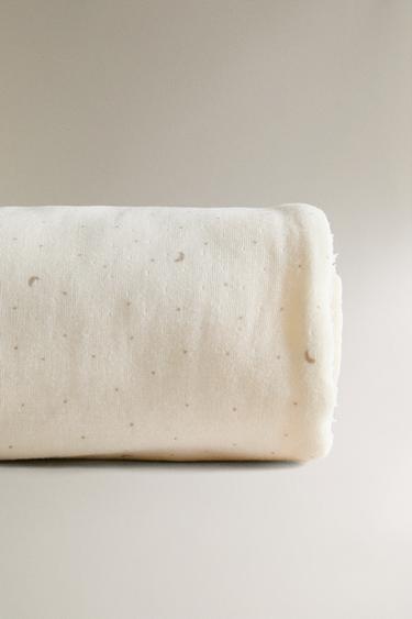 CHILDREN'S MOON BATHROOM TOWEL - Cream by Zara - Image 2