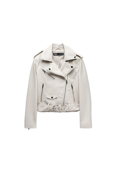 FAUX LEATHER JACKET