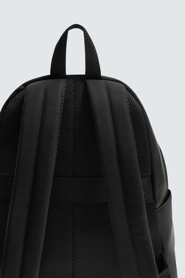 RUBBERISED BACKPACK - Black by Zara - Image 5