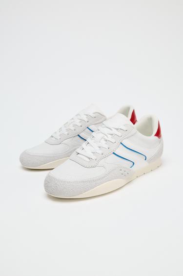 TENNIS AVEC PIÈCES ET COULEURS VARIÉES - Blanc de Zara - Image 2
