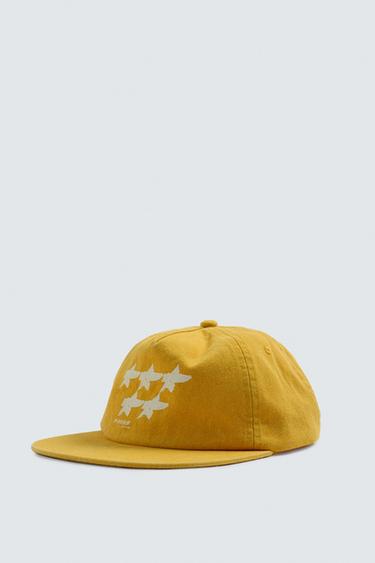 CASQUETTE À VISIÈRE PLATE PUKAS SURF X ZARA - Jaune de Zara