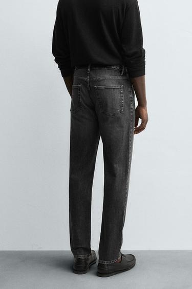BASIC SLIM FIT JEANS - Grey by Zara - Image 2