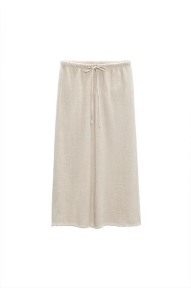 RUSTIC TEXTURED SKIRT