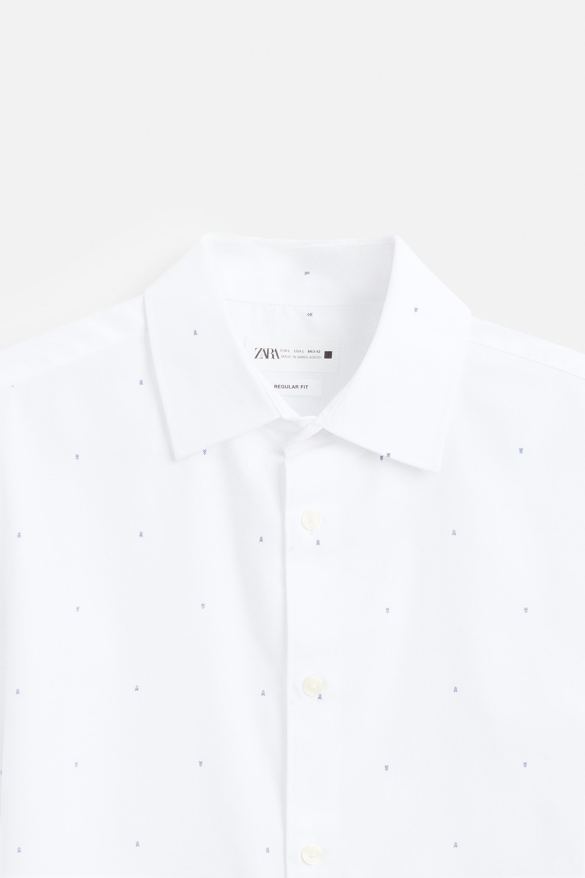 ★ZARA★ EASY CARE TEXTURED SHIRT Zara Easy Care Textured Shirt | eBay