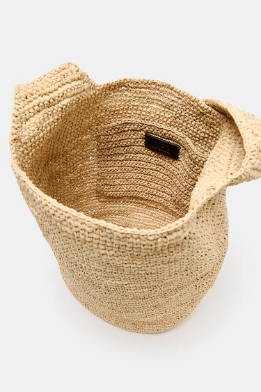 SACS PORTÉS ÉPAULE TRESSÉS - Beige clair de Zara - Image 5