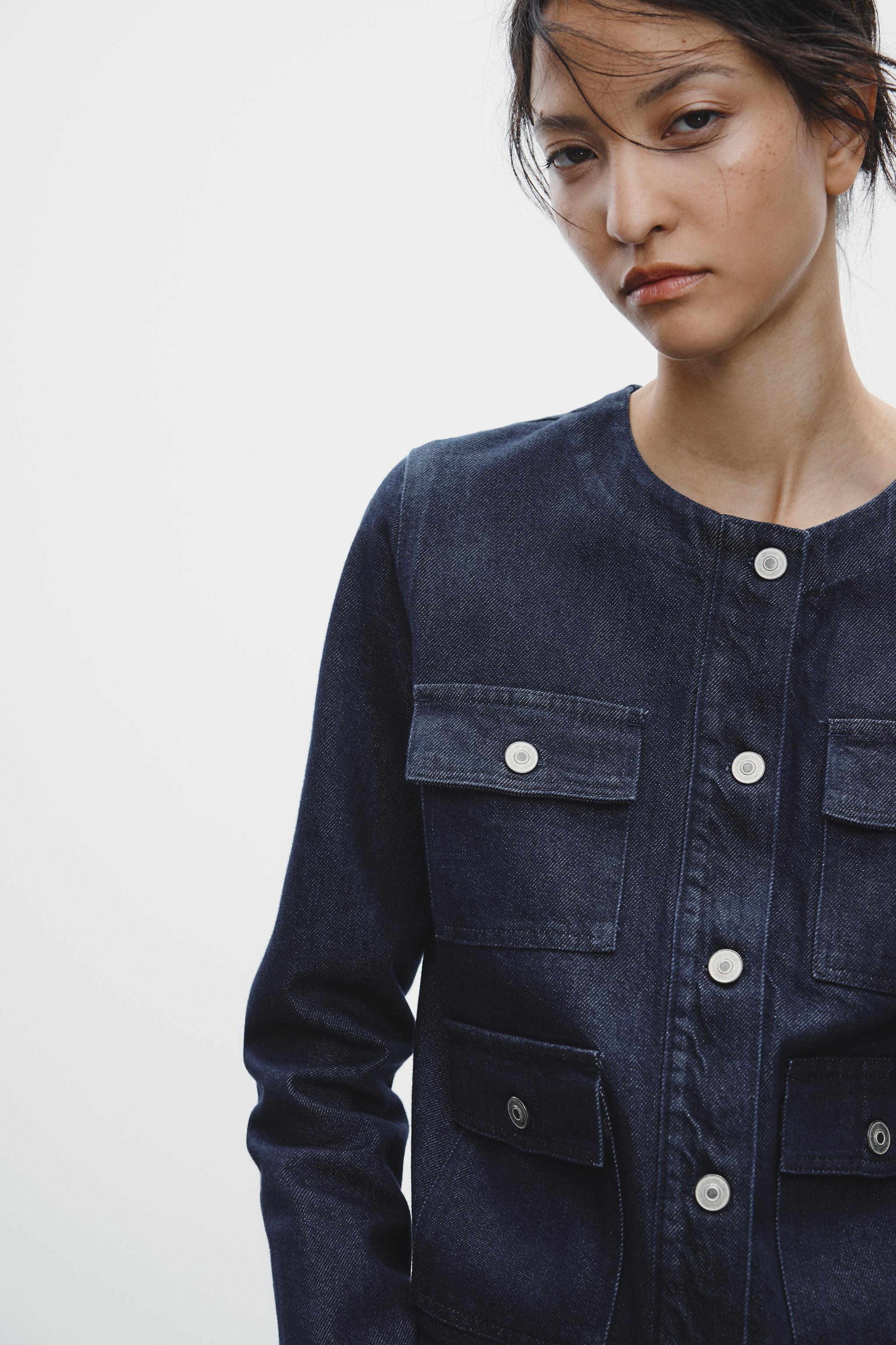 TRF DENIM POCKET JACKET - Blue | ZARA United States