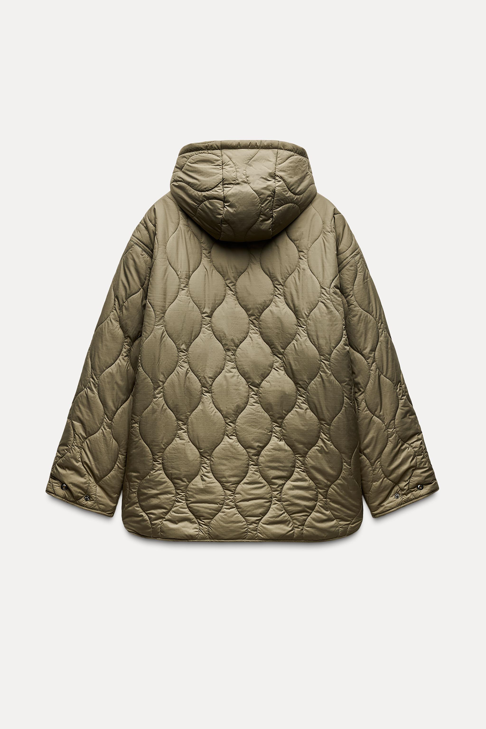 HOODED QUILTED JACKET