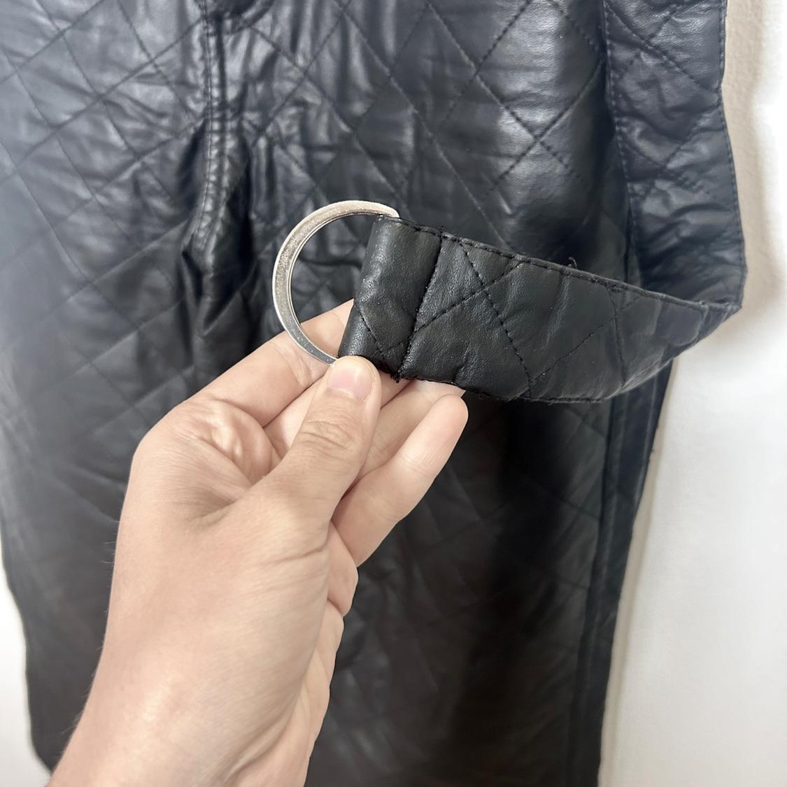 FAUX LEATHER BELTED PANTS - Image 3