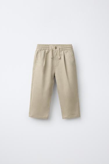 JOGGER CHINO TROUSERS - Beige by Zara
