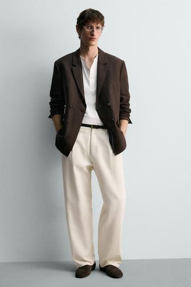 Zara LEATHER LOAFERS LIMITED EDITION - Chocolate - Image 0