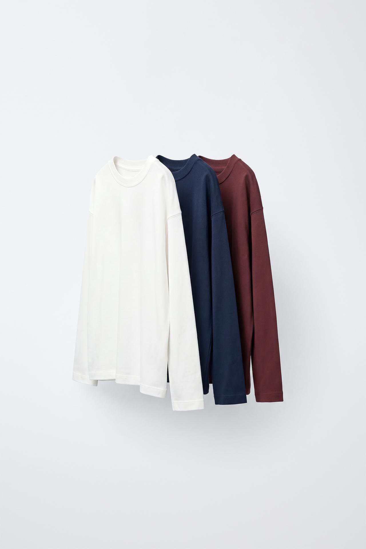 3-PACK PLAIN AND STRIPED T-SHIRTS — Brown-Blue