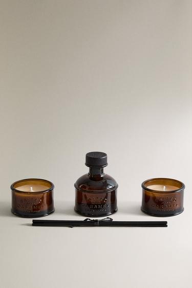 ENSEMBLE COFFRET CADEAU SALTED CARAMEL (ENSEMBLE DE 3) - Crème de Zara - Image 1