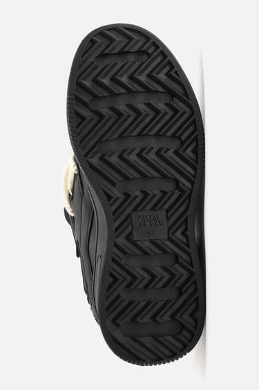ROPE SKATE TRAINERS - Black by Zara - Image 5