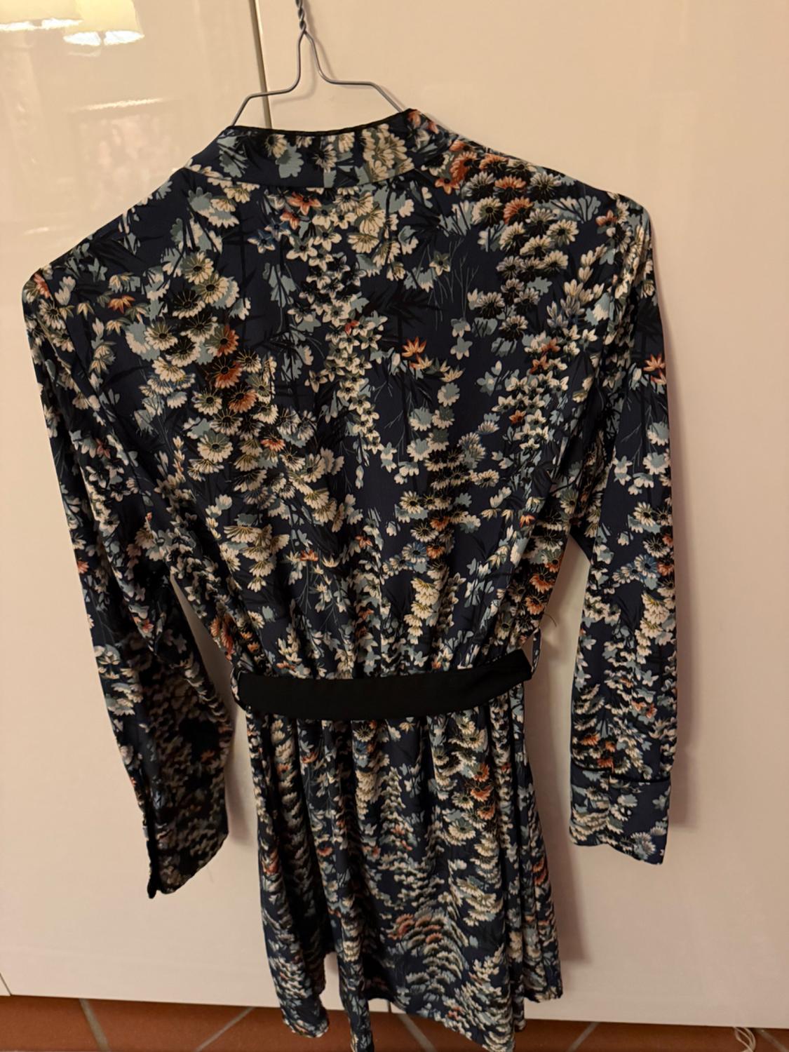 DRESS WITH CONTRASTING PRINT - Image 2