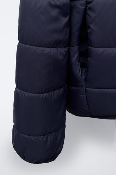 DOUDOUNE ULTRALÉGÈRE À CAPUCHE - Bleu nuit de Zara - Image 5
