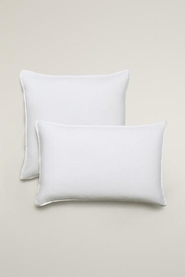 Zara LINEN PILLOWCASE (235 GXM²) - White - Image 0